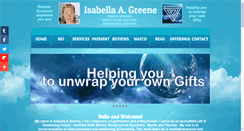 Desktop Screenshot of isabellagreene.com